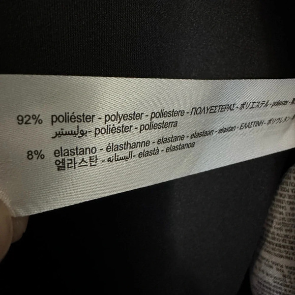 Zara suede fringe boho oversized kimono black whimsygoth size S - Picture 9 of 9